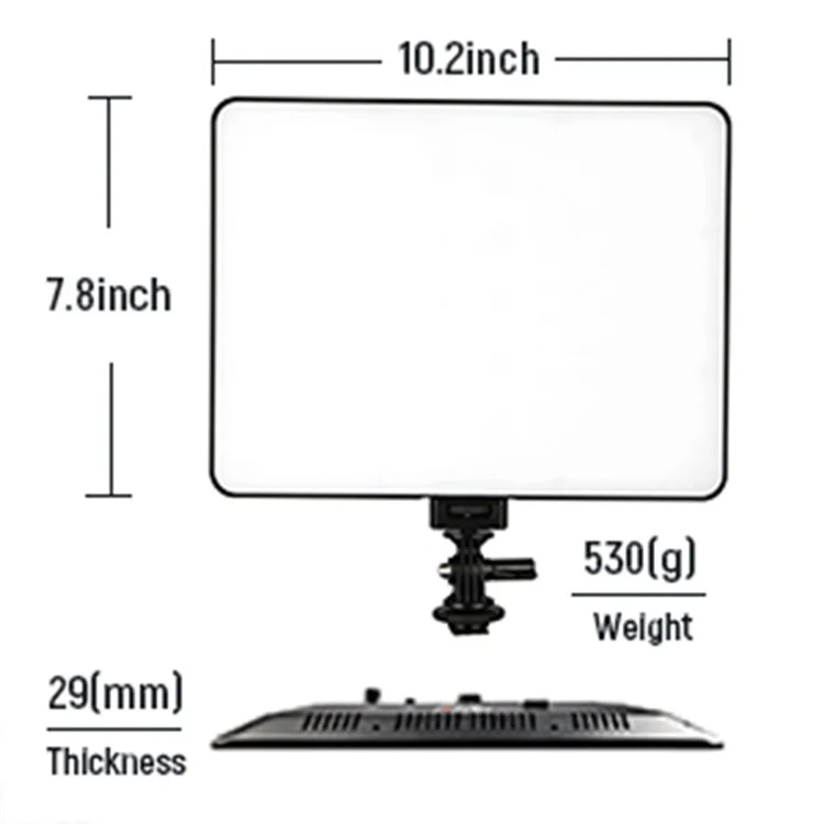 Kit de Iluminación LED WEEYLITE Sprite20 de 2 Piezas para Grabación de Vídeo, Streaming y Luz de Estudio RGB - Enchufe UE
