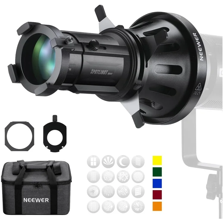 NEEWER LS-39 Scheinwerfer-Spotlight-Set Konische Brennlinse 20° Bowens-Halterung Fotografie-Beleuchtung