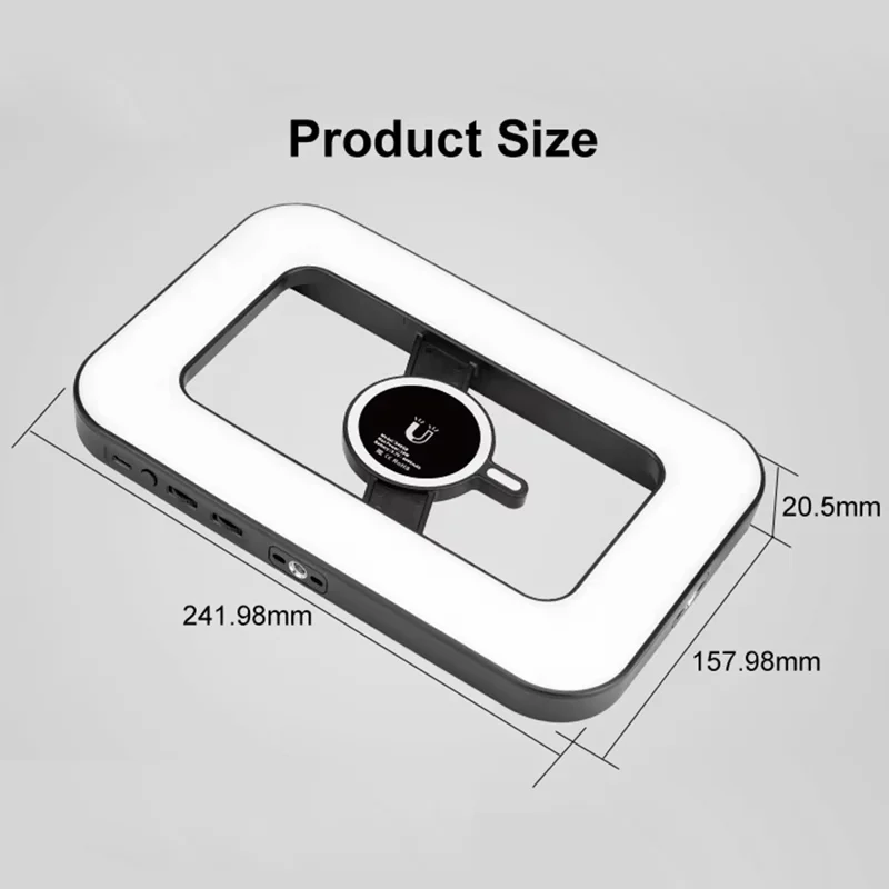 S4 RGB Magnetic Phone Video Light Full Color Fill Light for Live Streaming / Photography