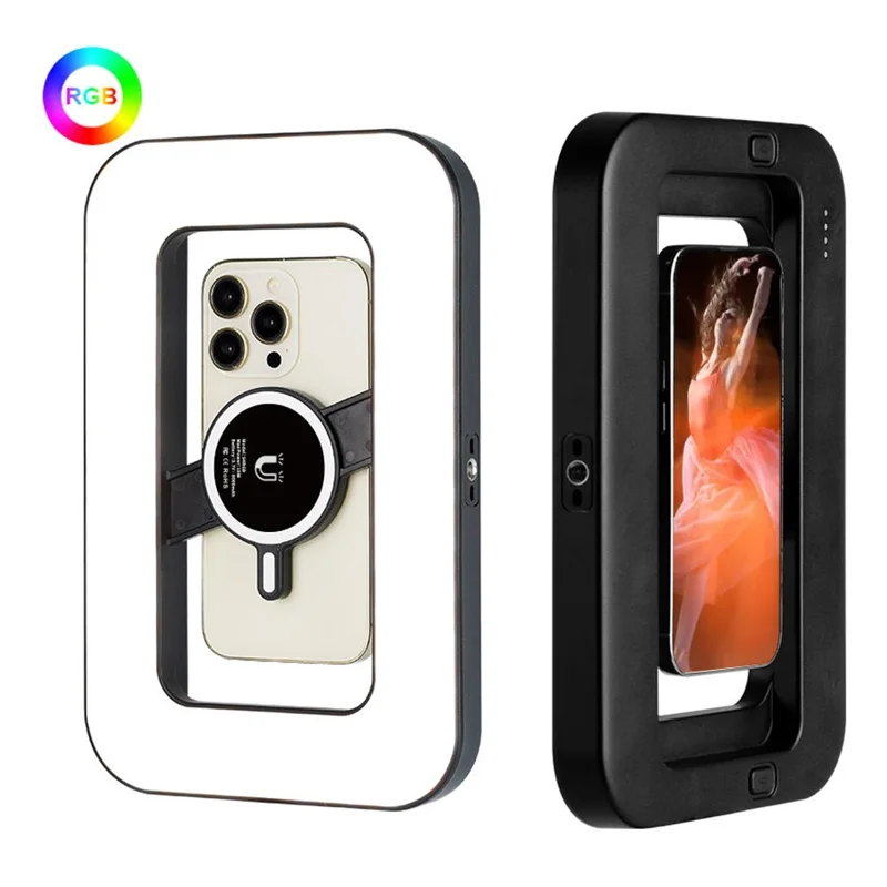 S4 RGB Magnetic Phone Video Light Full Color Fill Light for Live Streaming / Photography