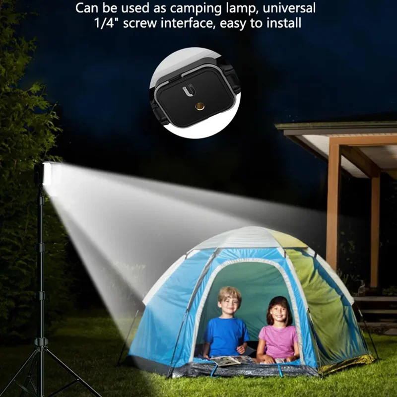 JMARY FM-328R Luce video portatile con temperatura del colore regolabile per campeggio esterno a LED