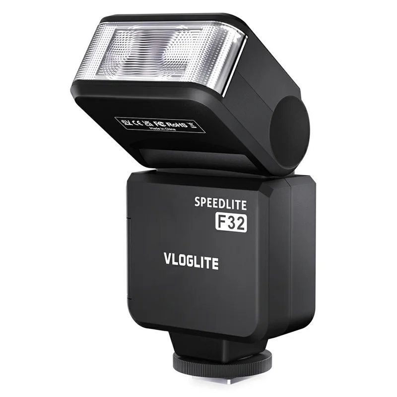 F32 Portable Hot Shoe Light for Fuji Nikon Canon Sony DSLR Camera External Flash Light