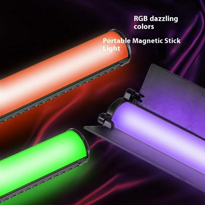 VLOGLITE B15RGB Handbediende LED Lichtstok voor Fotografie Live Streamen RGB Sfeerlamp met Statief