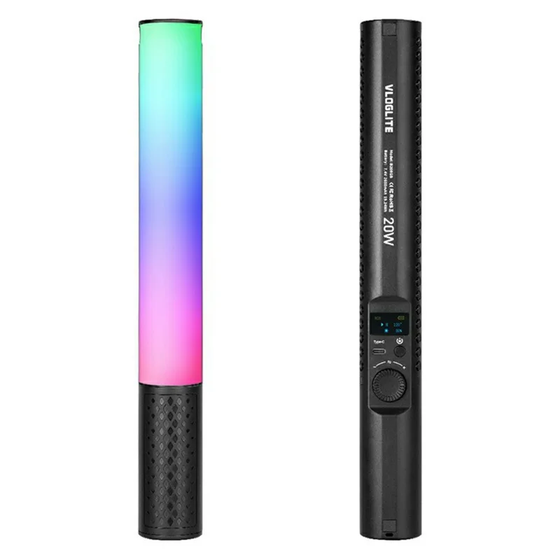 VLOGLITE B20RGB Handheld RGB Photography Light Stick 20 Modes 1800K - 9000K Magnetic LED Fill Light