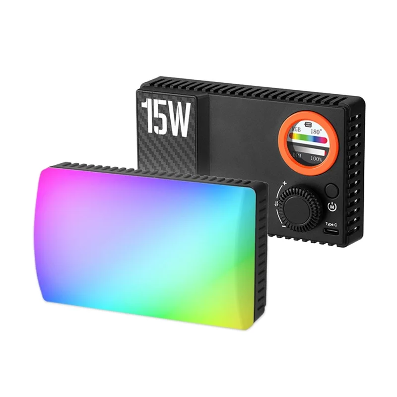 VLOGLITE K15RGB 15 W Farvefyldningslampe RGB LED Videolampe Fotograferingsstudie Kamera Lampe
