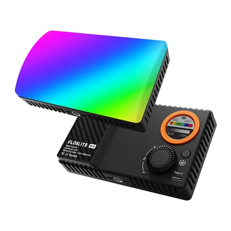 VLOGLITE K15RGB 15 W Farvefyldningslampe RGB LED Videolampe Fotograferingsstudie Kamera Lampe