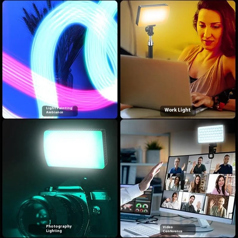 VLOGLITE K15RGB 15 W Farvefyldningslampe RGB LED Videolampe Fotograferingsstudie Kamera Lampe