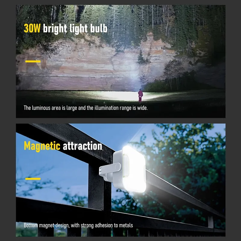 JMARY FM-428RGB Lampe de remplissage magnétique Lumière LED RGB portable avec fonction banque d'alimentation pour photographie / vidéographie