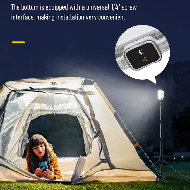 JMARY FM-428RGB Lampe de remplissage magnétique Lumière LED RGB portable avec fonction banque d'alimentation pour photographie / vidéographie