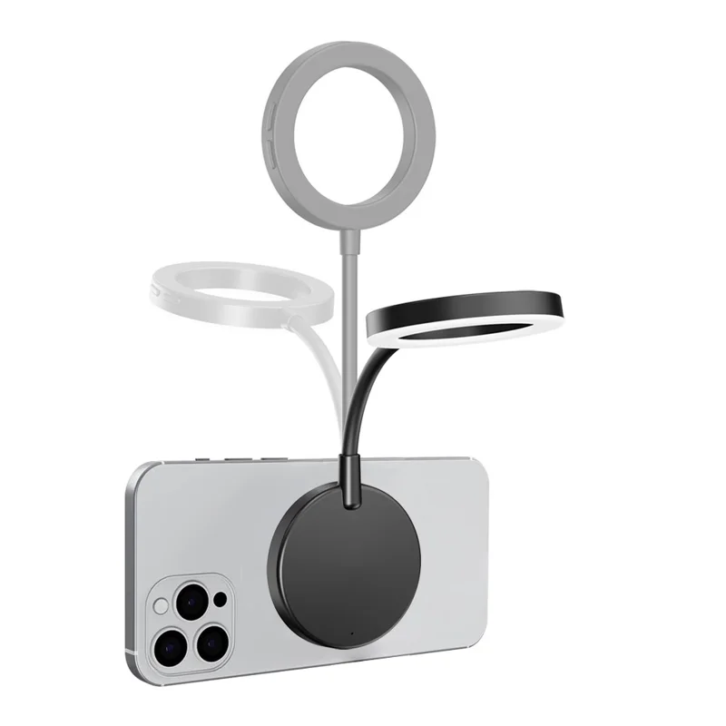 VLOGLITE M15 Mini Portable Selfie Light Magnetic LED Fill Ring Light for Phone Reading Photography Video Lighting
