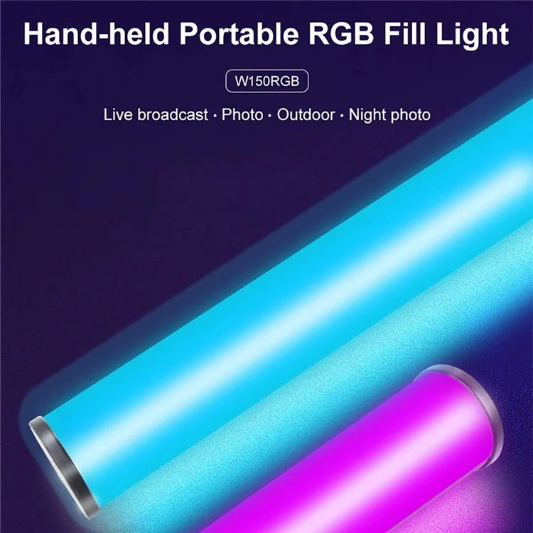 VLOGLITE W150RGB-I Bâton lumineux portable RGB LED pour la photographie et la vidéo