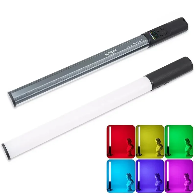 VLOGLITE W150RGB-II RGB Lampe vidéo à main Bâton de lumière LED Barre de tube vidéo avec affichage LCD