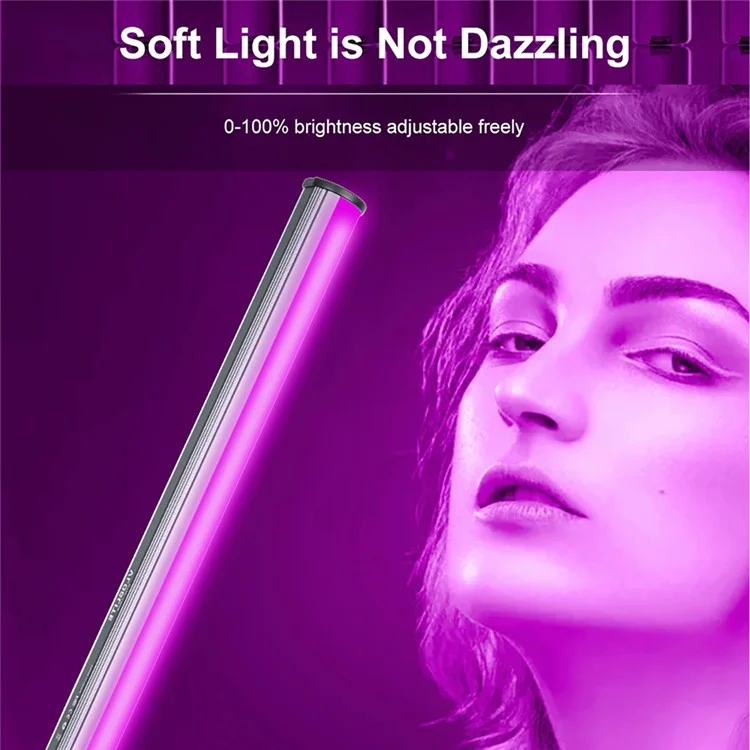 VLOGLITE W150RGB-II RGB Lampe vidéo à main Bâton de lumière LED Barre de tube vidéo avec affichage LCD