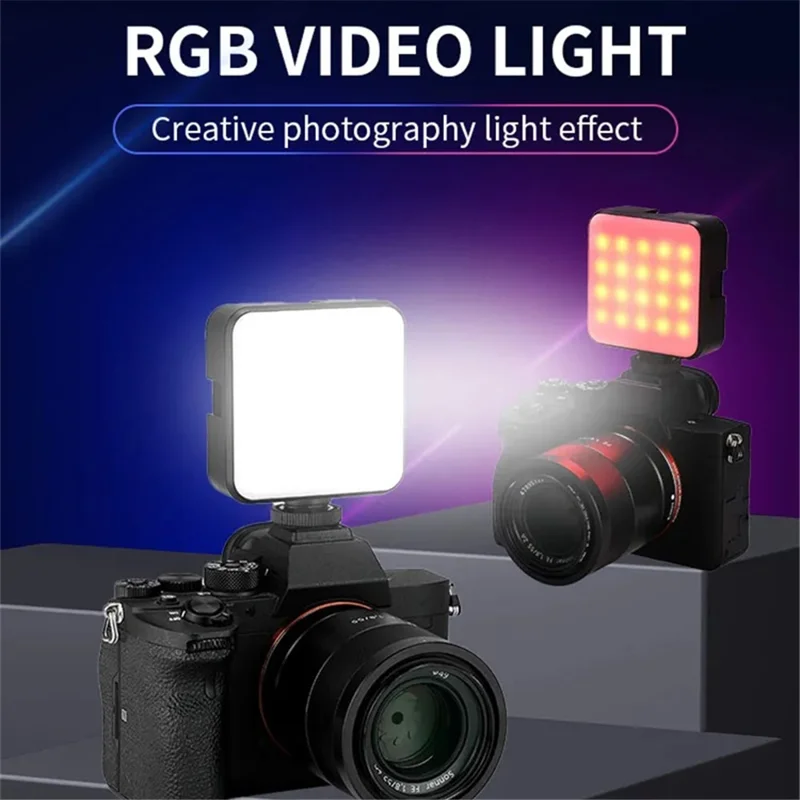 JMARY FM-69RGB мини RGB видео свет камеры Свет фотографии освещения Регулируемая лампа