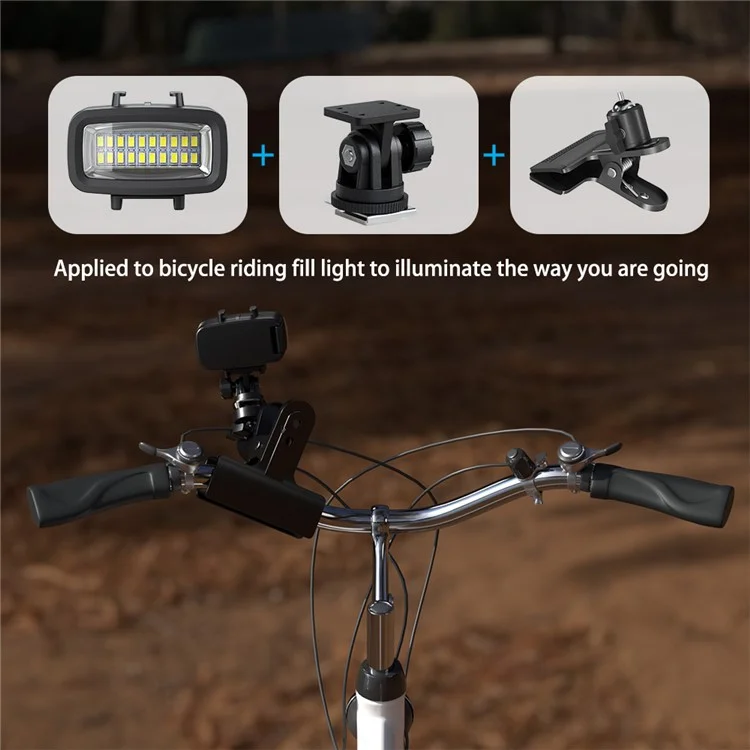 SL-100 For GoPro Camera Waterproof LED Video Diving 40m Underwater Light