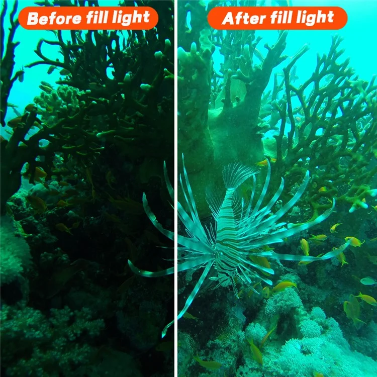 SL-100 For GoPro Camera Waterproof LED Video Diving 40m Underwater Light
