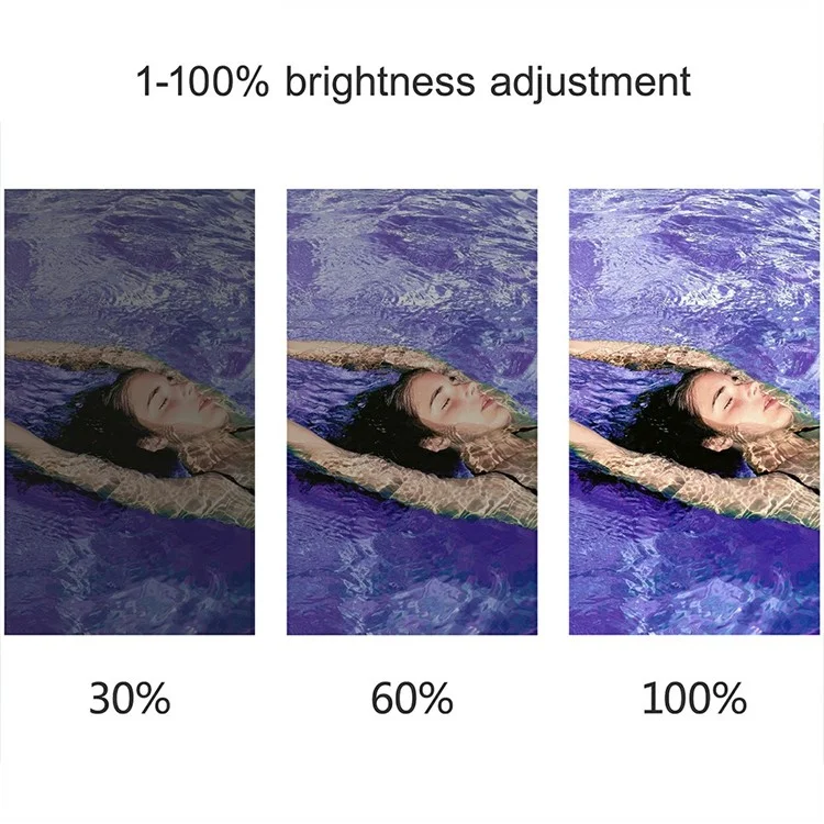 SL-20 40m Wasserdichte Kamera LED Fill Light Wiederaufladbare Tauchfotografie RGB Video Light