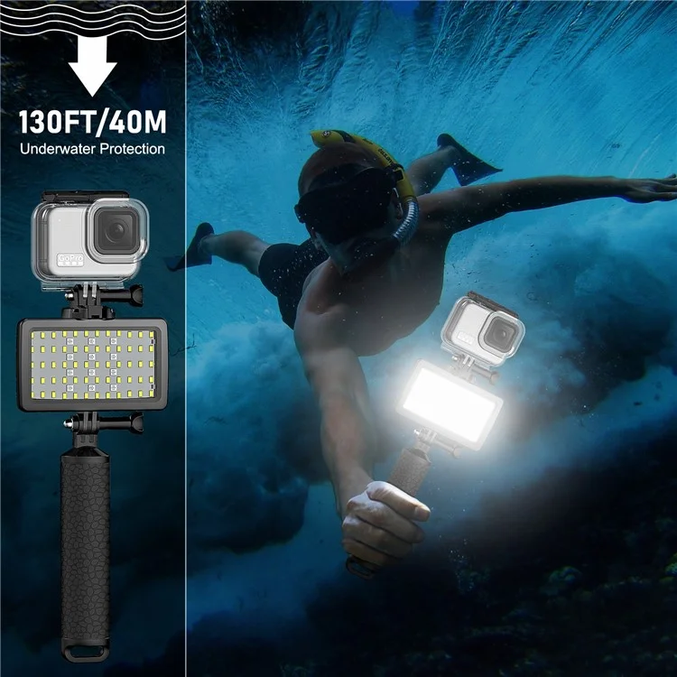SL-20 40m Wasserdichte Kamera LED Fill Light Wiederaufladbare Tauchfotografie RGB Video Light