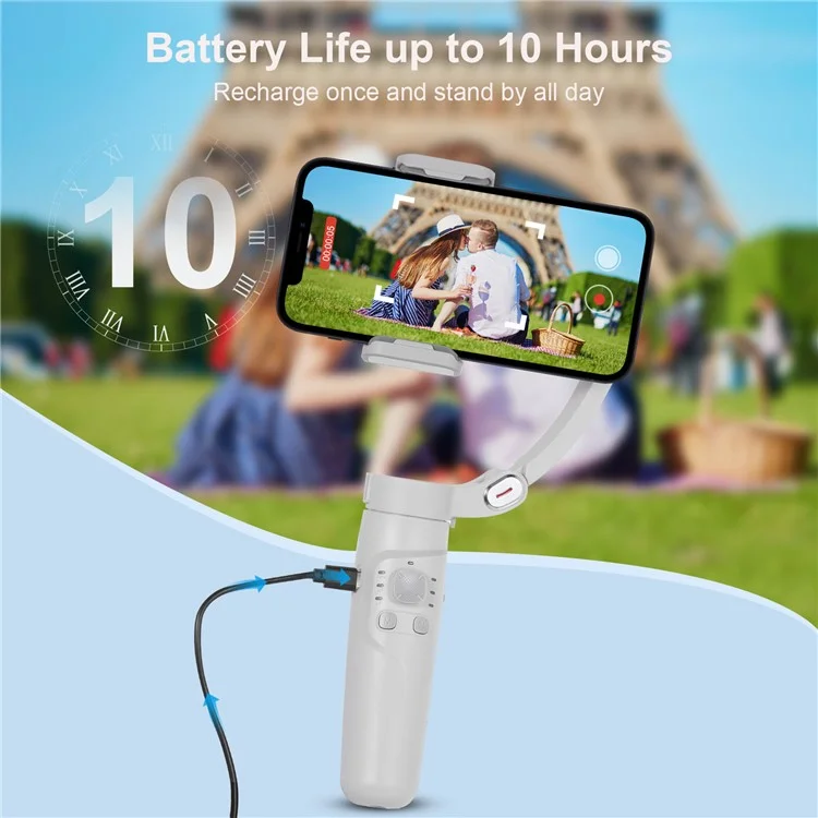 Estabilizador de Smartphone Gimbal de 3 Eixos M1 Auto Rastreamento de Rosto Bastão de Selfie