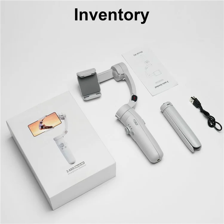 Estabilizador de Smartphone Gimbal de 3 Eixos M1 Auto Rastreamento de Rosto Bastão de Selfie
