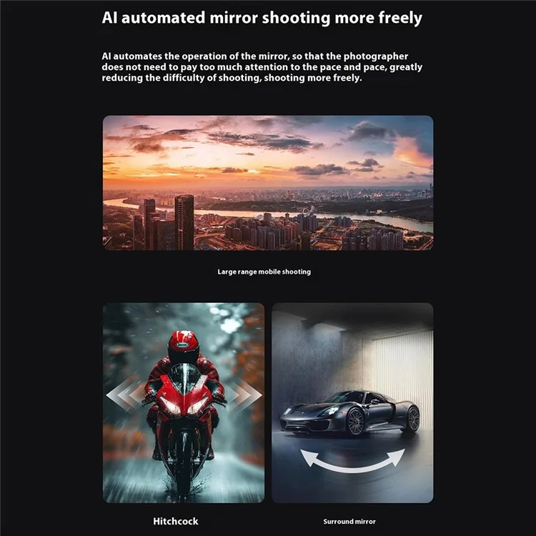 XIAOMIYOUPIN FUNSNAP CM8 Stabilizzatore cardanico pieghevole a 3 assi anti-scuotimento per riprese vlog, versione base