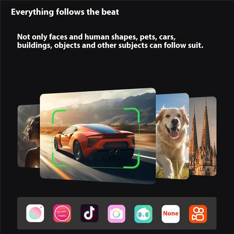 XIAOMIYOUPIN FUNSNAP CM8 Stabilizzatore cardanico pieghevole a 3 assi anti-scuotimento per riprese vlog, versione base