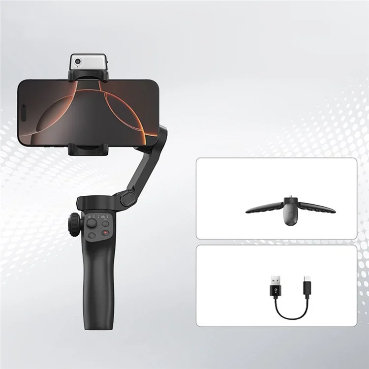 XIAOMIYOUPIN FUNSNAP CM8 Foldable 3 Axis Anti Shake Smartphone Gimbal Stabilizer for Vlog Shooting, AI Version