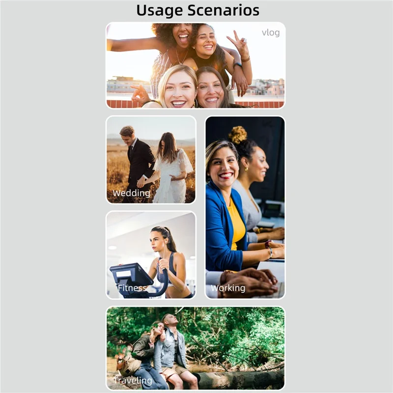 Stabilisateur de cardan portable L9lite à trois axes anti-vibration pour vlog et shooting de smartphone