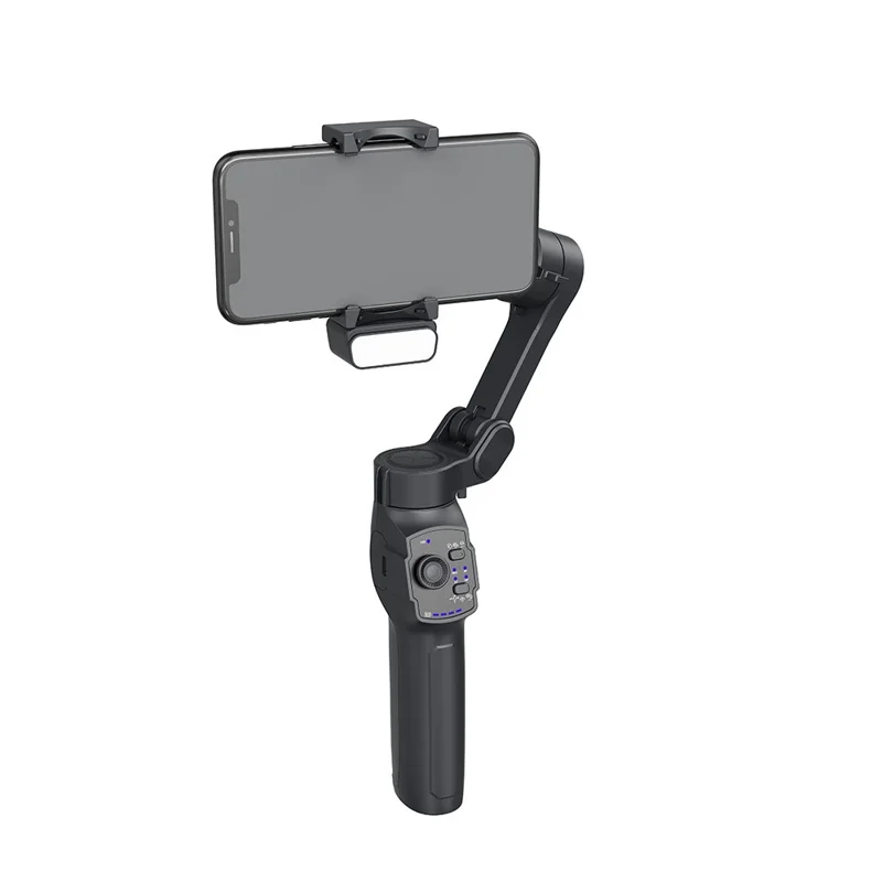 L9lite Intelligenter KI-Tracking 3-Achsen-Smartphone-Gimbal-Stabilisator mit Aufhelllicht