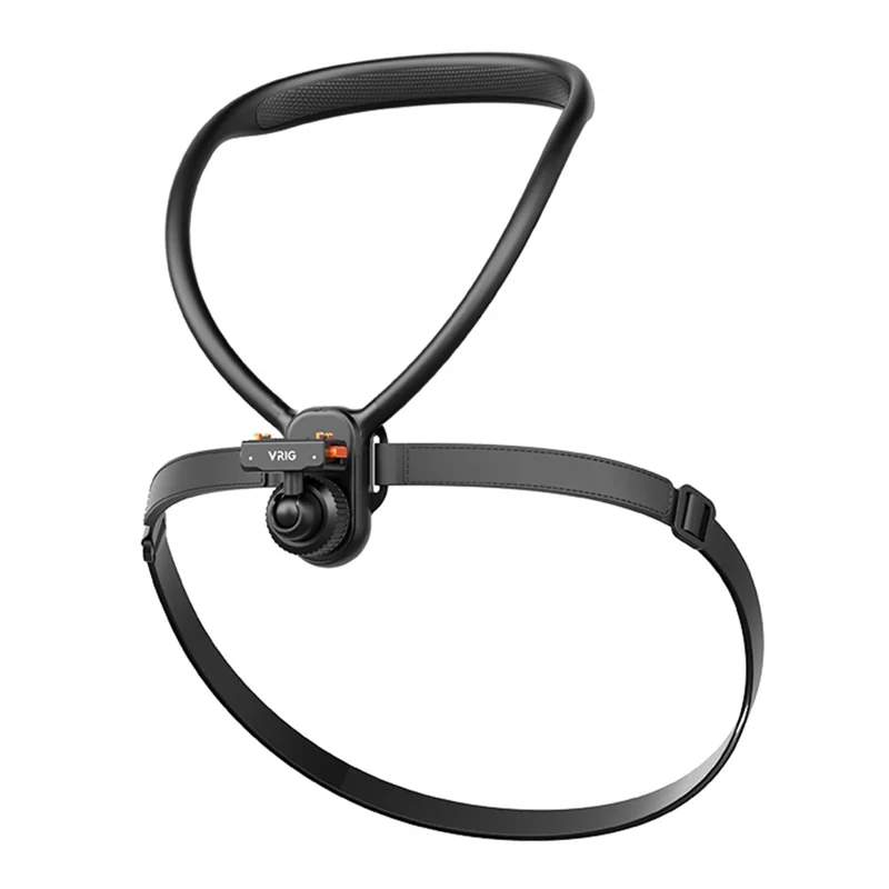 VRIG AC-82 360 Degree Ball Head Magnetic Neck Mount Bracket for Insta360 Ace  /  Pro  /  Pro 2  /  X5  /  X4 Air Quick Release Adjustable Bracket - Black