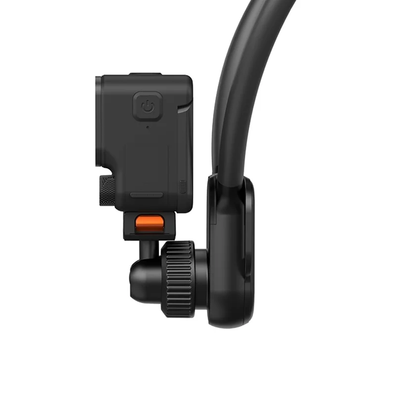 VRIG AC-82 360 Degree Ball Head Magnetic Neck Mount Bracket for Insta360 Ace  /  Pro  /  Pro 2  /  X5  /  X4 Air Quick Release Adjustable Bracket - Black