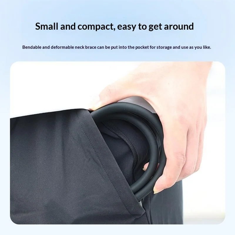 VRIG AC-82 360 Degree Ball Head Magnetic Neck Mount Bracket for Insta360 Ace  /  Pro  /  Pro 2  /  X5  /  X4 Air Quick Release Adjustable Bracket - Black