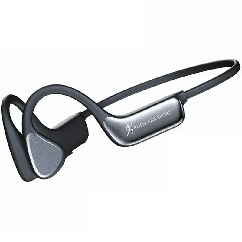 A29 Bone Conduction Bluetooth-compatible Earphones Waterproof Open Ear Headphone for Running Cycling - Black