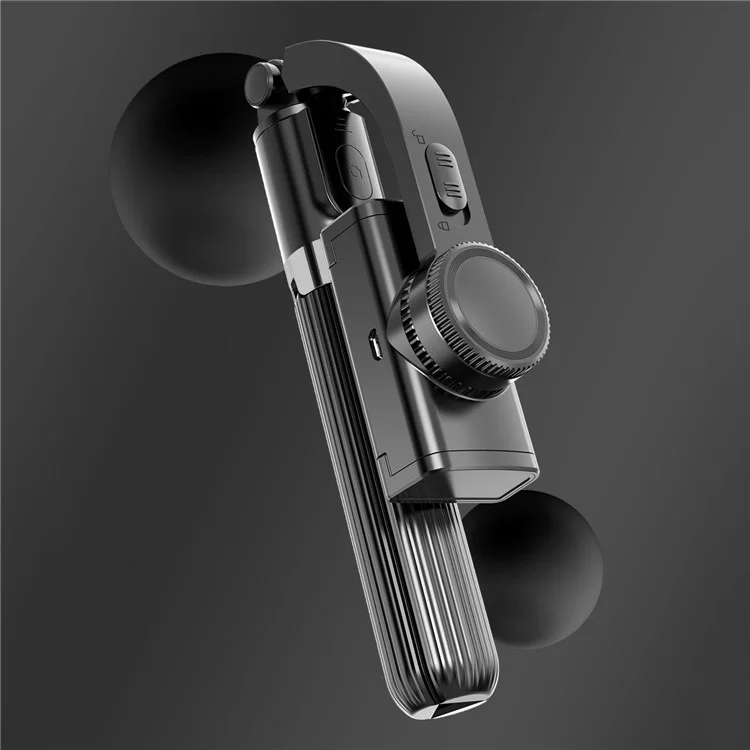 SELFIESHOW L08 Perche Autoportrait Bluetooth Portable avec Trépied Caché Diffusion en Direct Support avec Télécommande - Noir