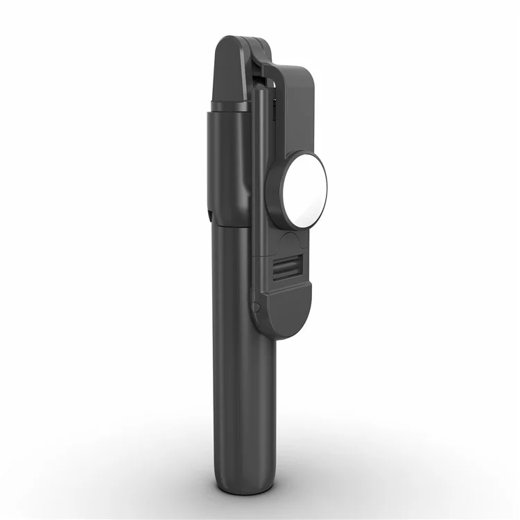 SELFIESHOW K10S Temporizador Automático de Alta Gama Mando a Distancia Universal para Teléfono Móvil con Trípode y Función de Luz de Relleno - Negro