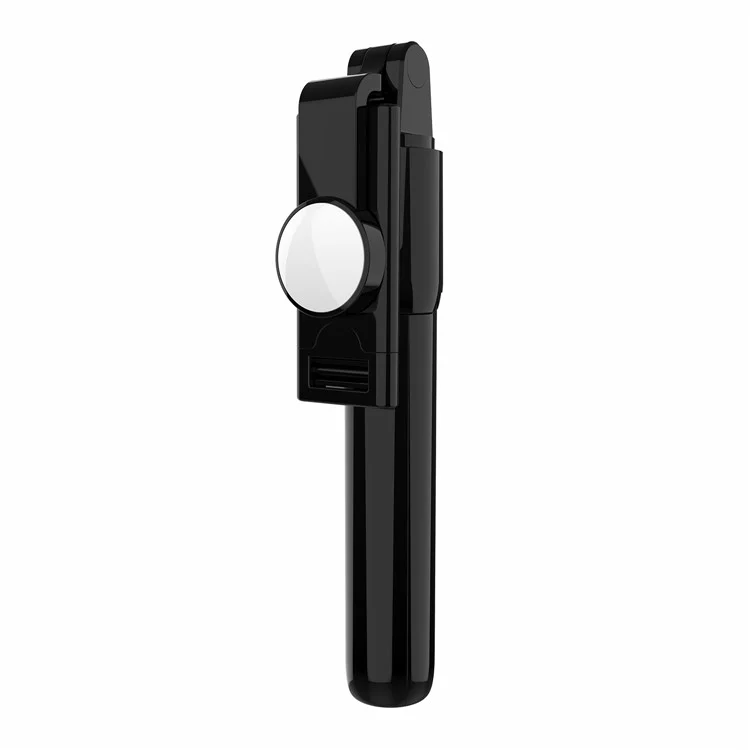 SELFIESHOW K10 Selbststarter Bluetooth Fernbedienung Mobiltelefon Stativ mit Leuchtfunktion - Schwarz