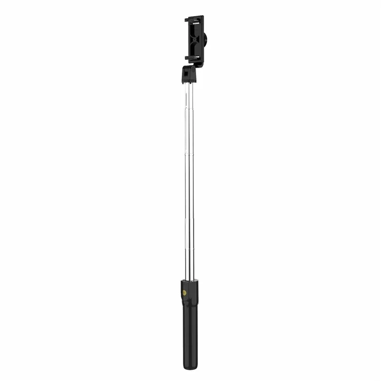 SELFIESHOW K10 Selbststarter Bluetooth Fernbedienung Mobiltelefon Stativ mit Leuchtfunktion - Schwarz