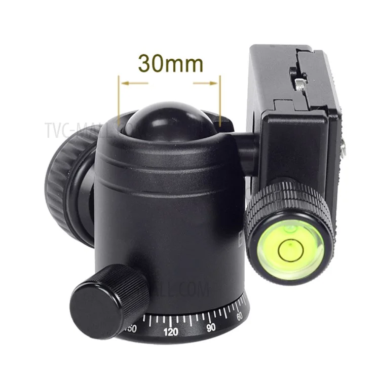 BEXIN V-30 Rotule de caméra panoramique 360 degrés pour trépied portable