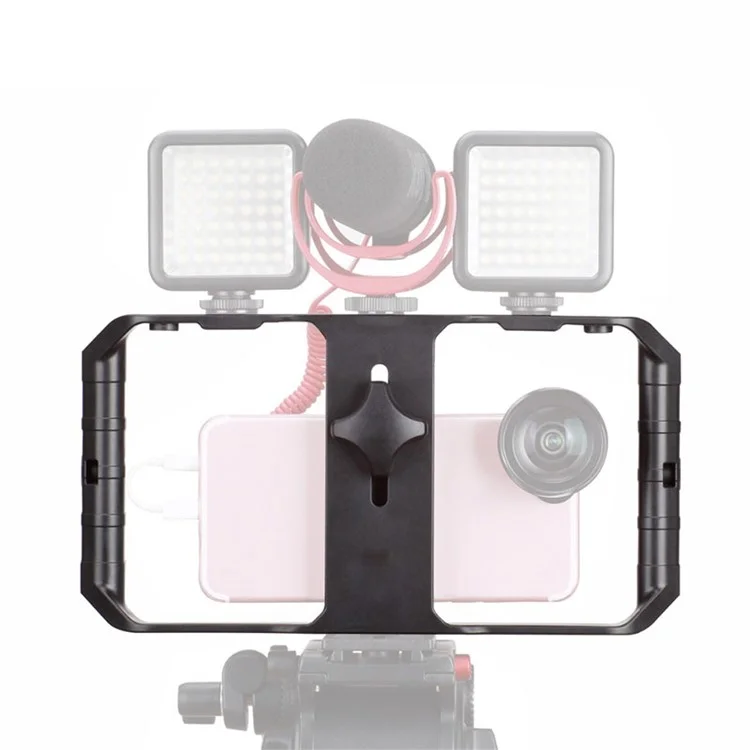 Videostabilisator Praktische Kamera-Camcorder-Telefonstabilisator VLOG-Video-Halterpositionsaufnahme Live-Kamera-Halterung