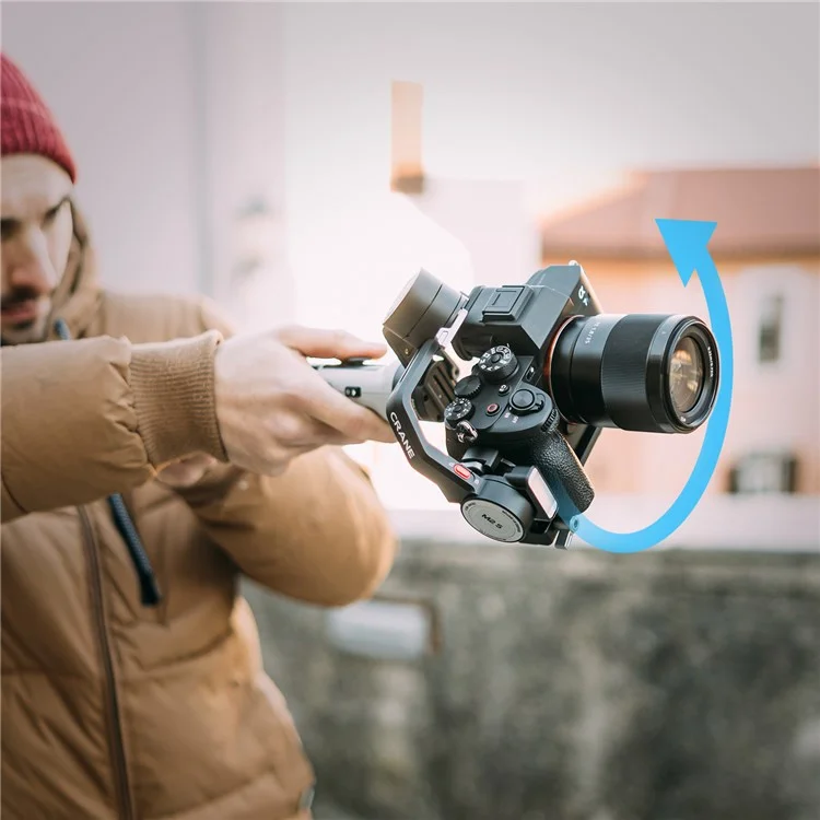 ZHIYUN CRANE-M2S Handheld Gimbal Stabilizer for Mirrorless/Action Camera Portable Tripod Camera Holder for Photography Live-streaming - Standard Version