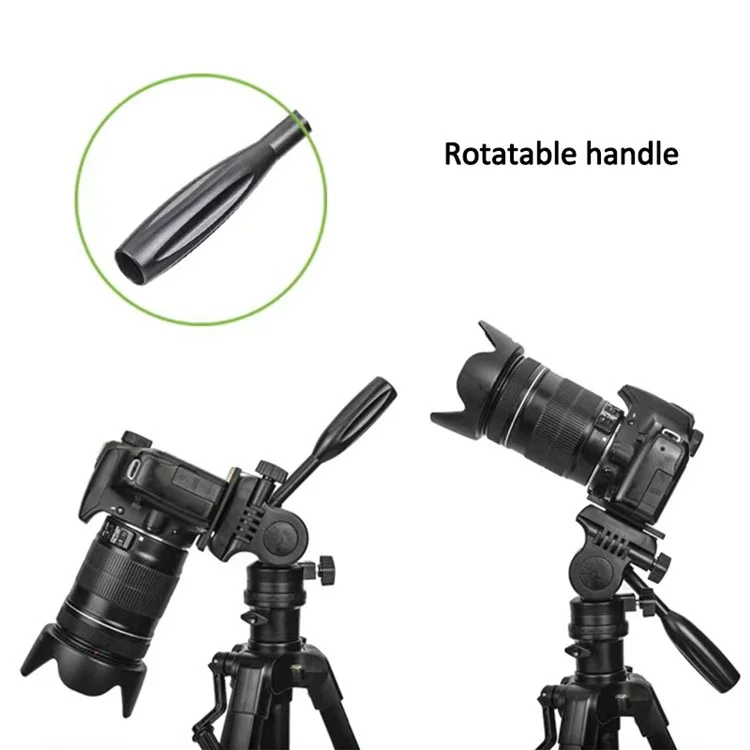 YUNTENG VCT-850 1 / 4 Tornillo Interfaz Cámara Videocámara Adaptador Hidráulico Gimbal