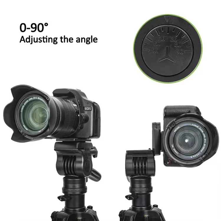 YUNTENG VCT-850 1 / 4 Tornillo Interfaz Cámara Videocámara Adaptador Hidráulico Gimbal
