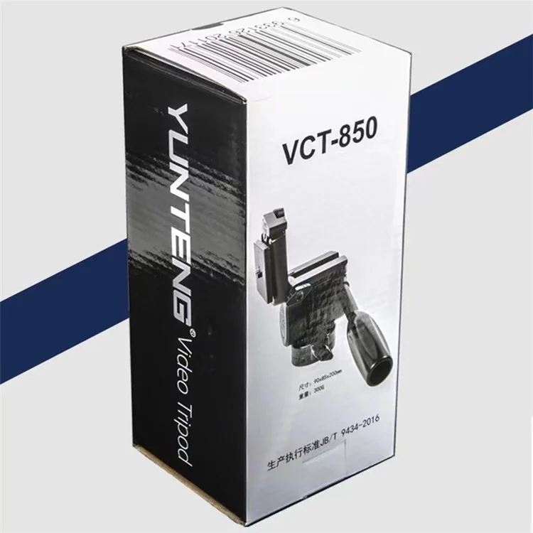 YUNTENG VCT-850 1 / 4 Tornillo Interfaz Cámara Videocámara Adaptador Hidráulico Gimbal