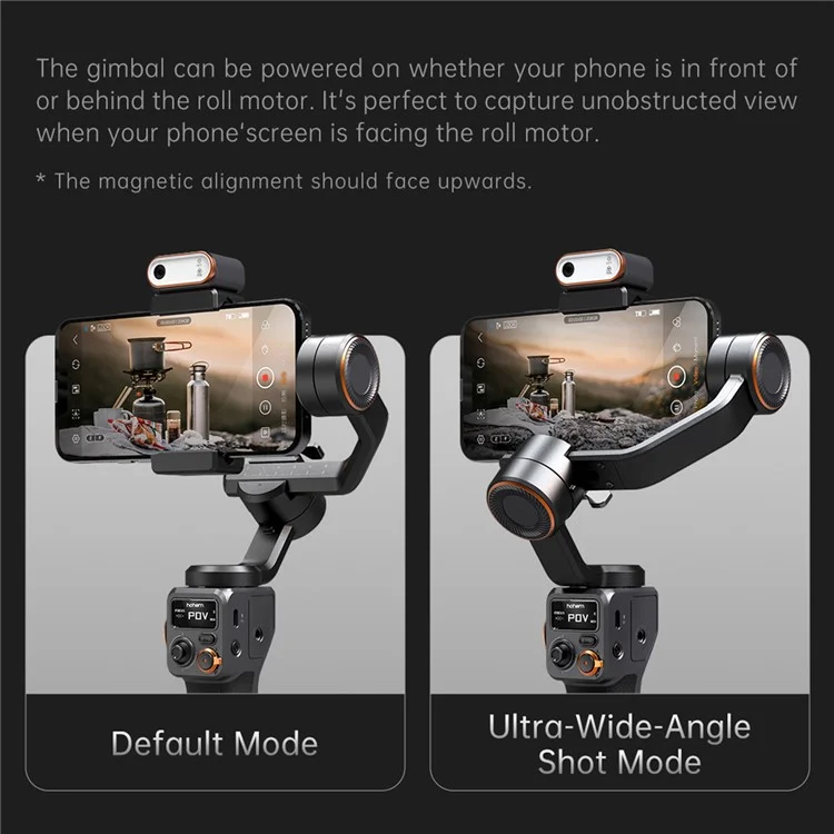 HOHEM iSteady M6 Kit Anti-shake Smart AI Tracking Gimbal Phone Live Streaming Handheld Stabilizer (CE Certified)