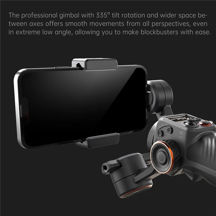 HOHEM Isteady M6 Anti-shake Gimbal Téléphone Streaming Streaming Handheld Stabilizer (CE Certified)