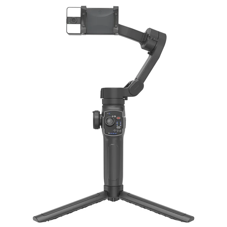 L9 Smartphone Gimbal Stabilizer Foldable Anti-Shake Phone Gimbal Built-in Extension Rod for Video Recording Vlog