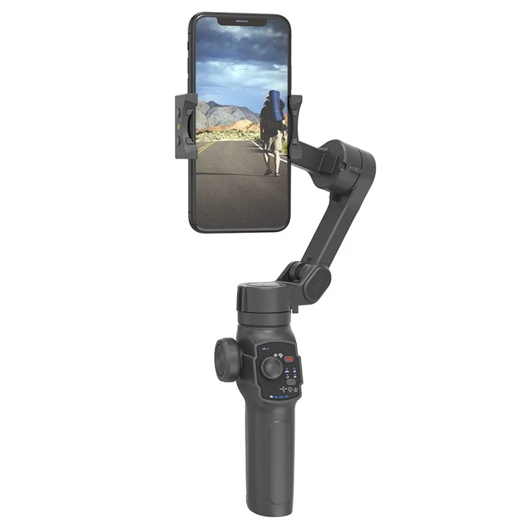 L9 Smartphone Gimbal Stabilizer Foldable Anti-Shake Phone Gimbal Built-in Extension Rod for Video Recording Vlog