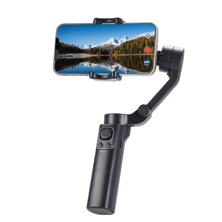 F5plus Stabilizzatore Gimbal a Tre Assi Anti-Scuotimento e Pieghevole per Registrazione Video Vlog (senza App)