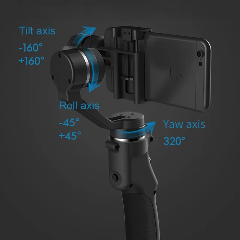 XIAOMIYAUPIN FUNSNAP Capture1 3-Axis Phone Stabilizer Gimbal Anti-Shake Handheld Gimbal Lightweight Selfie Stick