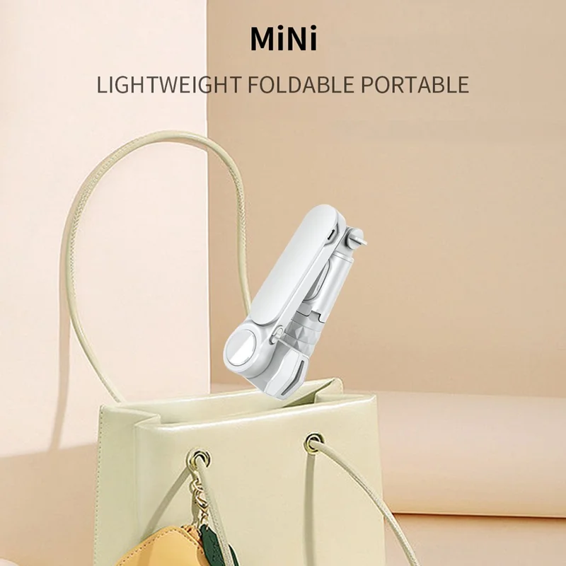 XIAOMIYAUPIN FUNSNAP CaptureQ3 Single-Axis Smartphone Stabilizer with Fill Light Retractable Tripod Selfie Stick